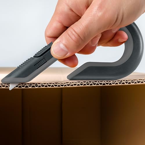 Slice Box Cutter, Heavy Duty Utility Knife, Safe Ceramic Blade Lasting 11x Longer than Metal, Stone, 1 Pack - Image 4