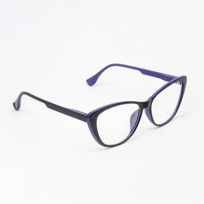 Lens + Lensplus Bigcateye TR Full Rim Eyeglasses with Lightweight Unisex Eyewear for Men & Women | Stylish Computer & Daily Use Frame - Image 3