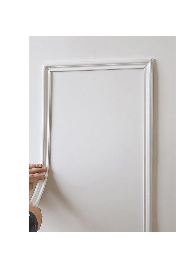 LaRolls Flexible,Self Adhesive,Inside Corner Trim, Crown Moulding Trim Strips,Decorative Trim for Floors,Ceilings,Countertops,Door&Window and More, Off White - Image 1