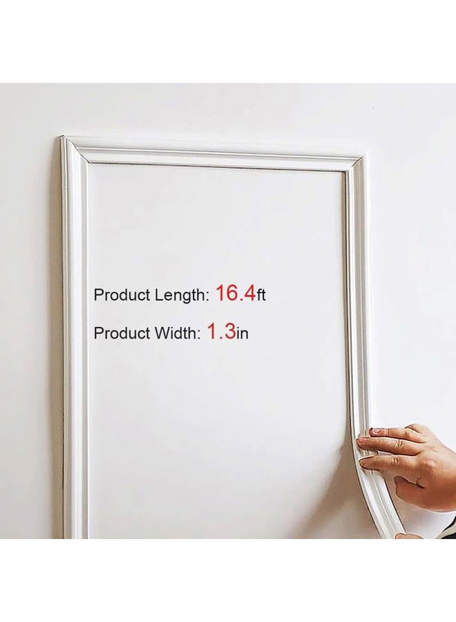 LaRolls Flexible,Self Adhesive,Inside Corner Trim, Crown Moulding Trim Strips,Decorative Trim for Floors,Ceilings,Countertops,Door&Window and More, Off White - Image 4