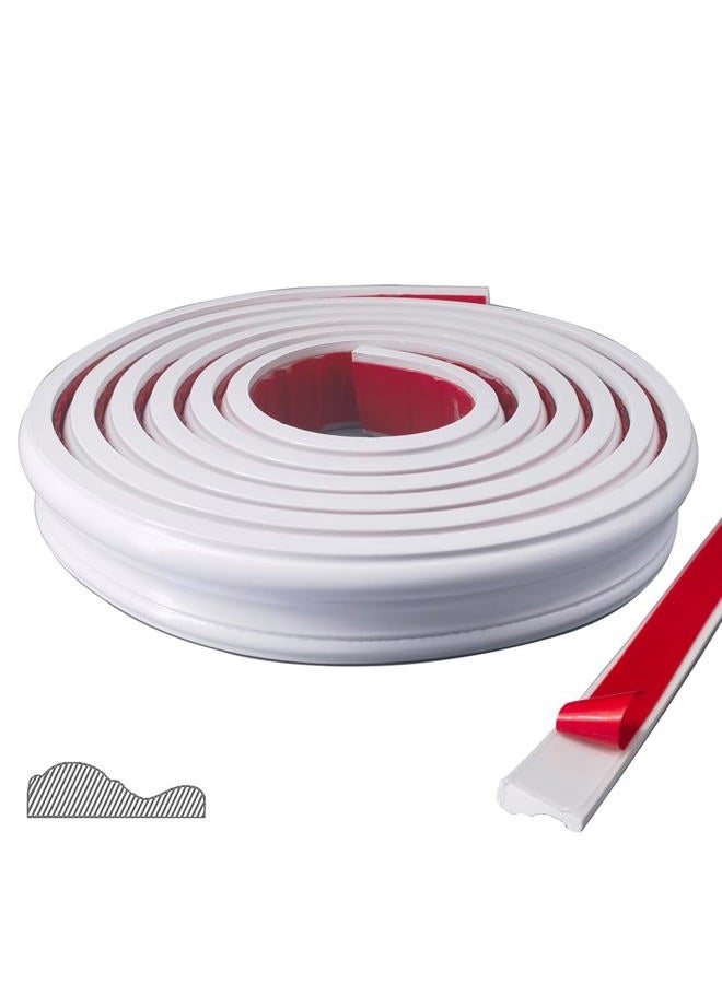LaRolls Flexible,Self Adhesive,Inside Corner Trim, Crown Moulding Trim Strips,Decorative Trim for Floors,Ceilings,Countertops,Door&Window and More, Off White - Image 5