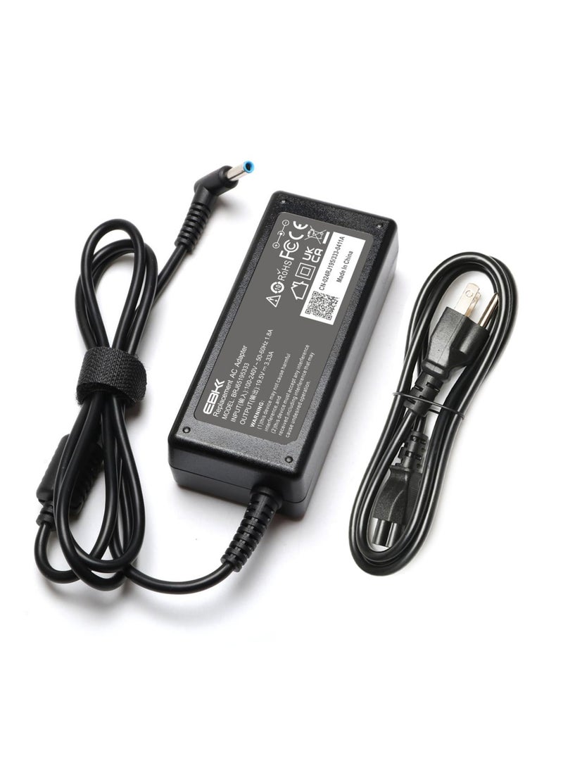 EBKK 65W Laptop Charger for HP EliteBook Charger 840 850 845 830 820 G9 G8 G7 G6 G5 G4 G3 / ProBook 450 430 440 446 455 470 640 650 745 735 725 755 Power Cord