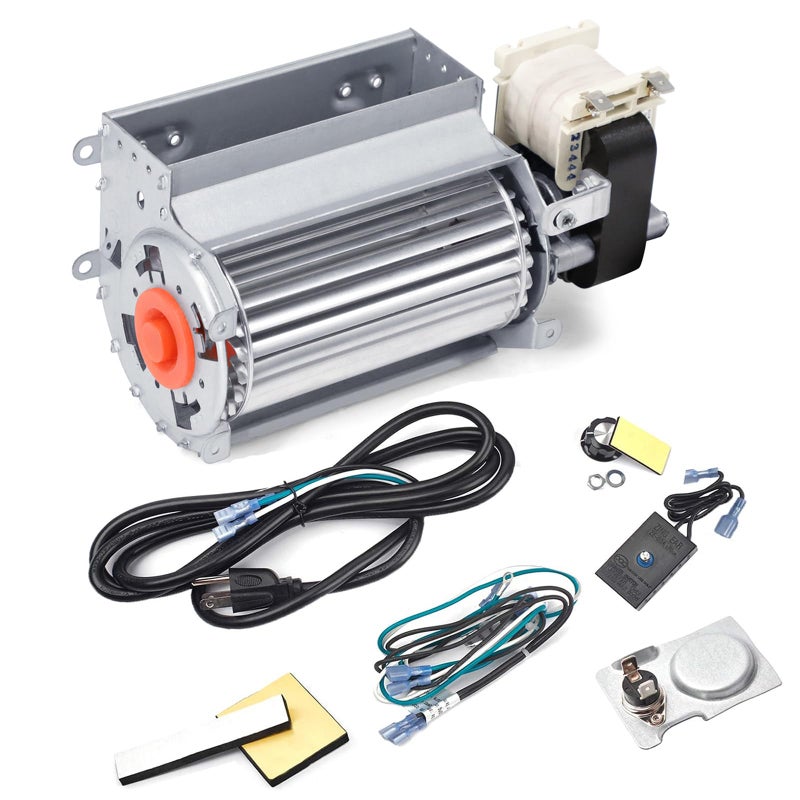 Criditpid GFK21 Blower Fan Kit for Heatilator Fireplace, FK21 GFK21A GFK21B UZY3 GA3450TA Fireplace Blower Fan Kit for Heatilator NDV3630I, GNDC30, ND3630I, ND3630, NDV3630IL, Rotom HB-RB21K, Novus 30 - Image 1