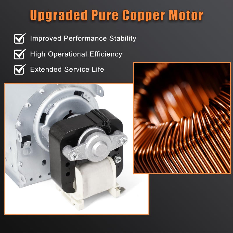 Criditpid GFK21 Blower Fan Kit for Heatilator Fireplace, FK21 GFK21A GFK21B UZY3 GA3450TA Fireplace Blower Fan Kit for Heatilator NDV3630I, GNDC30, ND3630I, ND3630, NDV3630IL, Rotom HB-RB21K, Novus 30 - Image 4