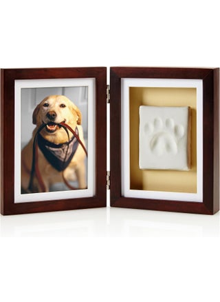 Pearhead Pet Paw Print Photo Frame With Clay Imprint Kit  Pawprint Making Kit and Photo Display for Cats and Dogs NoMess Pawprint Memorial Gift For Pet Owner Espresso - pzsku/ZD4A5BF20035F27BBC171Z/45/1747233673/5b8c8a2f-6f33-428c-a2d2-6cc6761f1c41