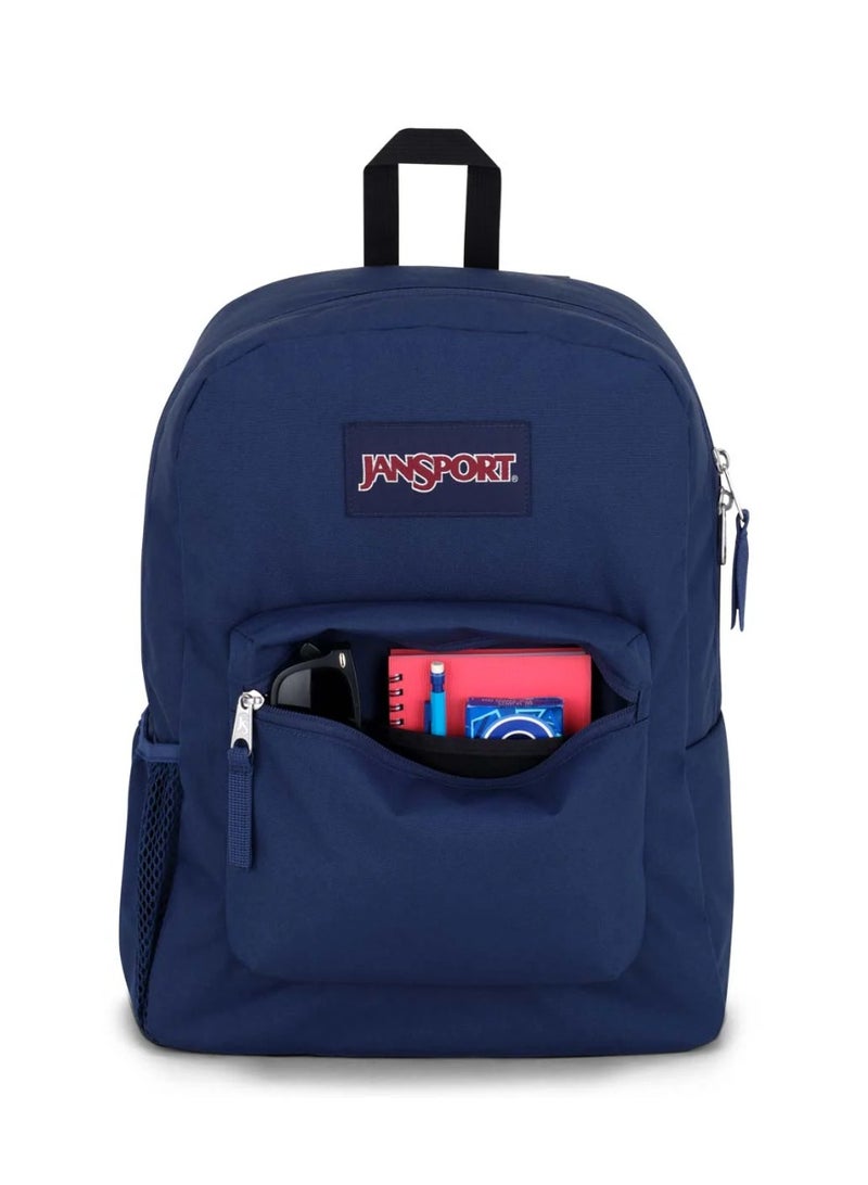JanSport Unisex Fashion Backpack Cross Town Navy - Image 4