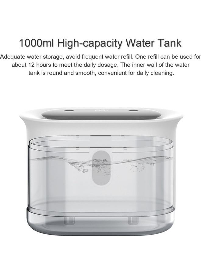 NIBEMINENT 1000ml Desktop Humidifier Double Mist Spray Pink 18.5x14.2x11.8cm  - Image 5