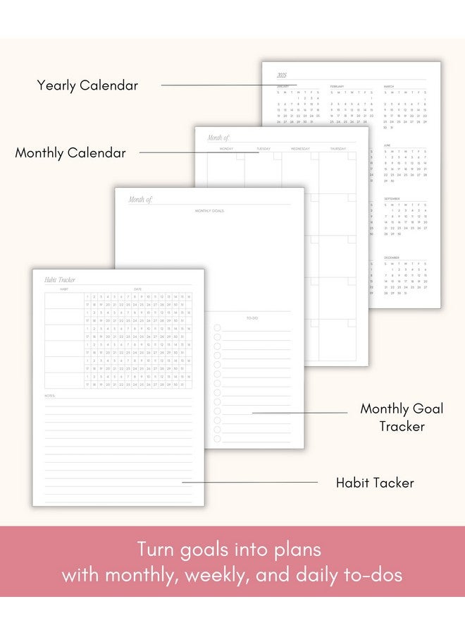 Lamare Academic Student Planner 2024-2025: Smart School & College Planner 2024-2025 - Weekly Planner - Great For High School, College, Nursing Students l A5 Size, Undated - Start Any Time - Image 4