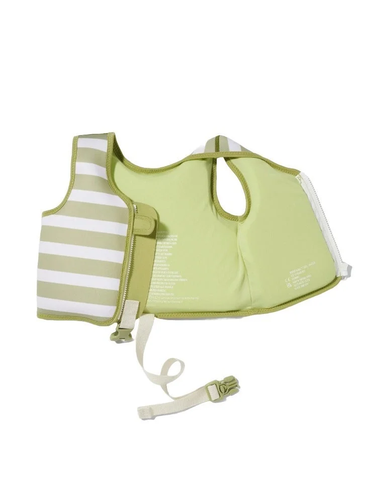 SUNNY LIFE  Kids Swim Vest for Children 3–6 Years – Into the Wild Khaki, Lightweight Flotation Jacket for Pool & Beach Use  | Best Price UAE