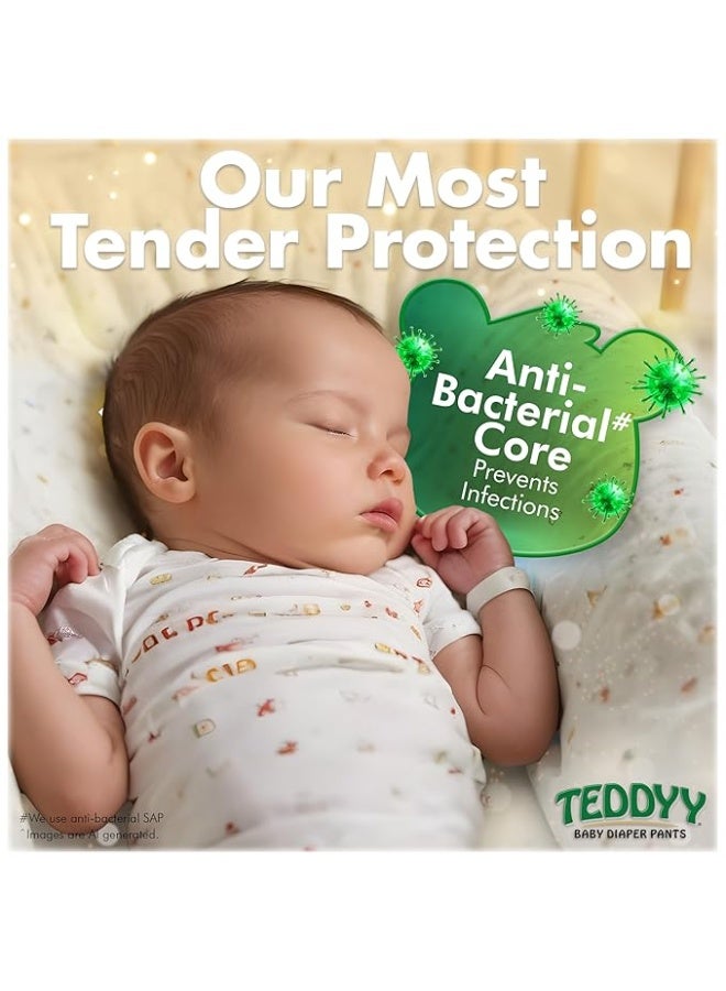 تيدي حفاضات تيدي بيبي سهلة الاستخدام، حجم كبير جدًا، 42 قطعة (عبوة من قطعة واحدة)، 15-25 كجم، حماية من التسرب لمدة 12 ساعة، مضادة للبكتيريا - Image 5