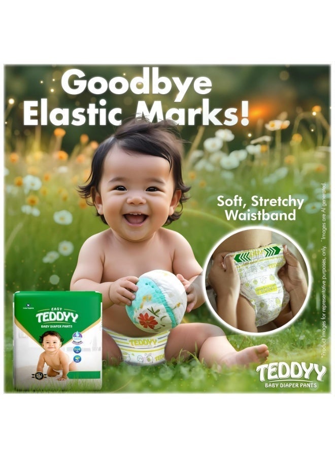 TEDDYY Baby Easy Pant Diapers Double New Born 44 Count , 2-5 kgs, 12 hrs Leak Protection, Anti - Bacterial - Image 3