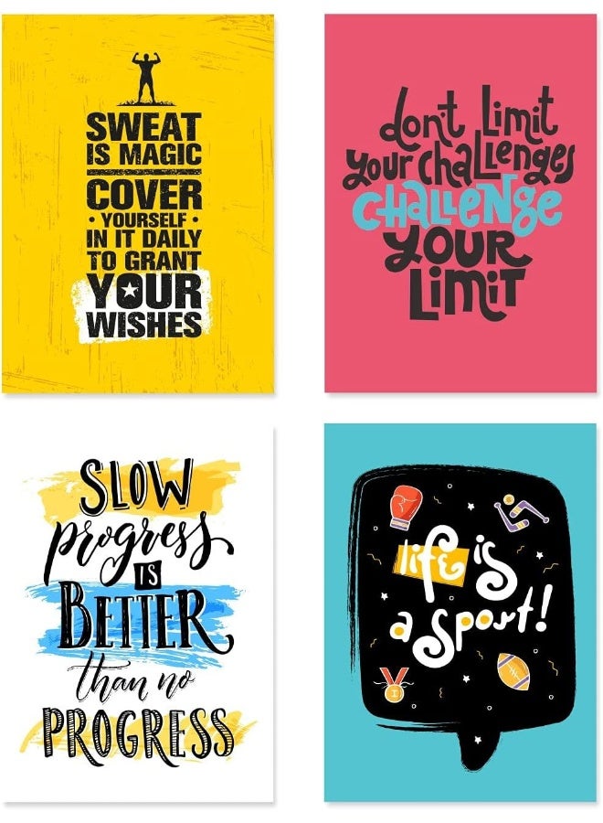 PAPER PLANE DESIGN Quote and Motivational Poster Set of 10 (Size 45 x 30 cm) - Image 3