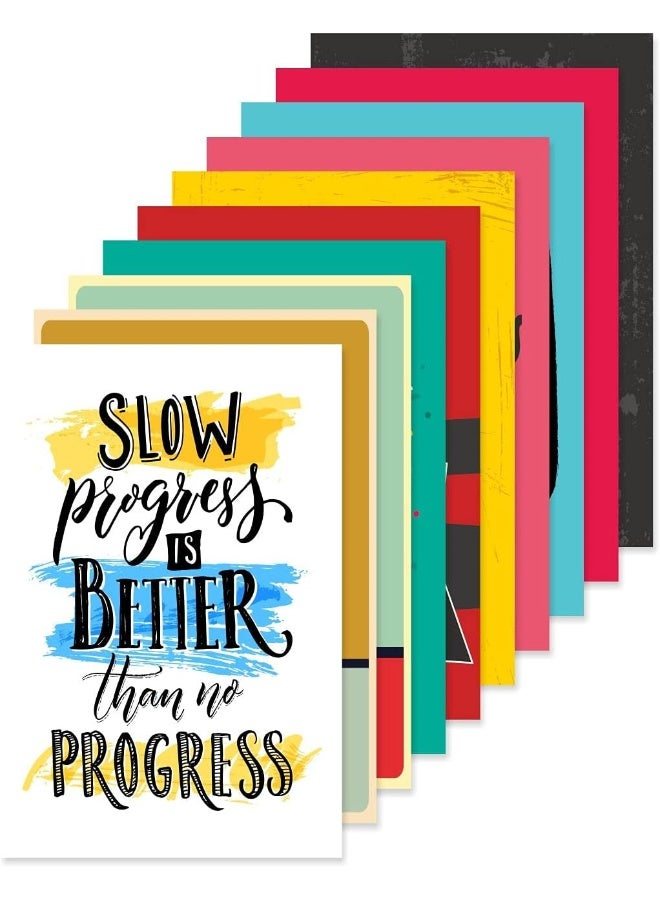 PAPER PLANE DESIGN Quote and Motivational Poster Set of 10 (Size 45 x 30 cm) - Image 1