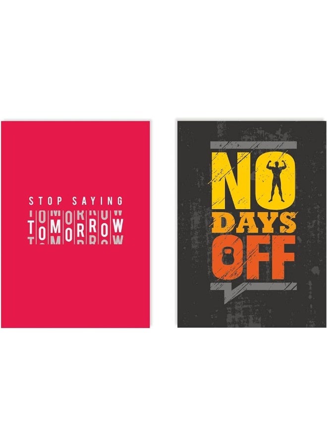 PAPER PLANE DESIGN Quote and Motivational Poster Set of 10 (Size 45 x 30 cm) - Image 4