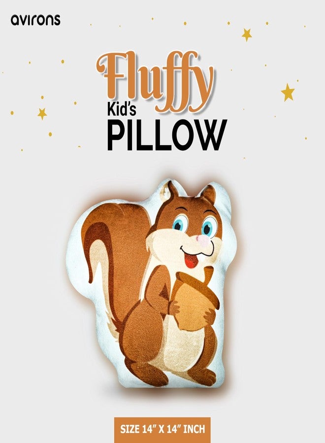Avirons Adorable Squirrel Pillow - Soft and Snuggly! Ideal for Playtime, Relaxation, or naps, This Cozy Squirrel-Shaped Pillow Brings Joy to Your Day. - Image 5