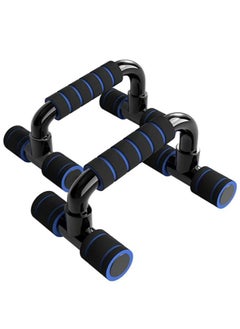 Haidue Push Up Bars Gym Exercise Equipment Fitness 1 Pair Pushup Handles with Cushioned Foam Grip and Non-Slip Sturdy Structure Push Up Bars for Men & Women  - Image 1