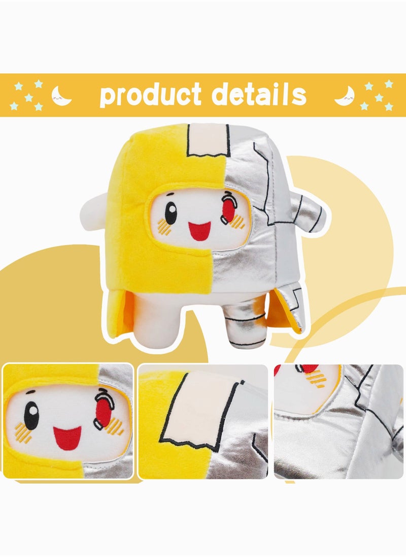 Lanky Boxy Cyborg Plush Toy, Cute Lanky Plush Toy with LED, Half Box and Half Bot, Lanky Boxy Plush Toy, Lanky Merch Great Gift for Kids, Cartoon Fans - Image 5