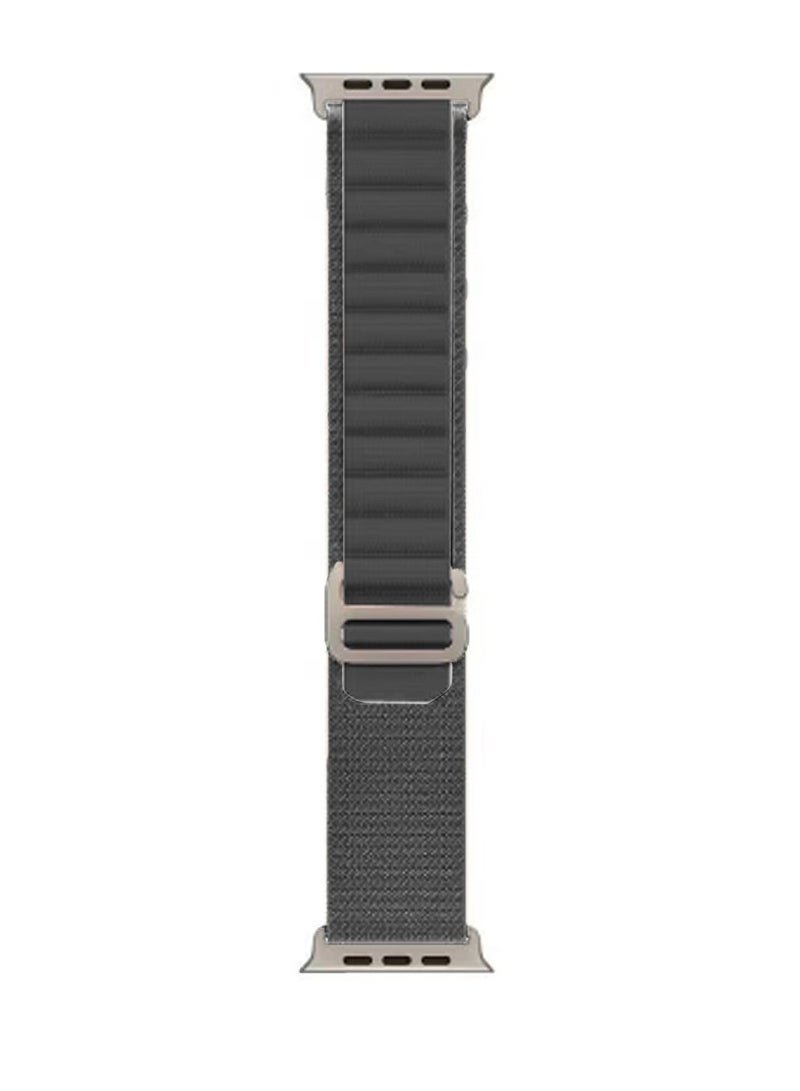 Spigen Watch Band Strap Alpine Loop Nylon for Apple Watch -  42mm 44mm 45mm 49mm Compatible with Ultra 1,2 Series 9,8,7,6,5,4,3,2,1 Dark Grey - Image 5