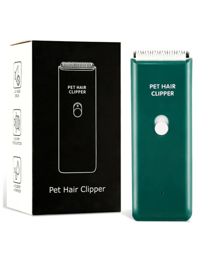 Grimgrow Dog Cat Home Hair Waterproof Clipper Portable Electric USB Rechargeable Pet Grooming Tools Low Noise Shaver Cordless Trimmer for Small and Large Pets - Image 1