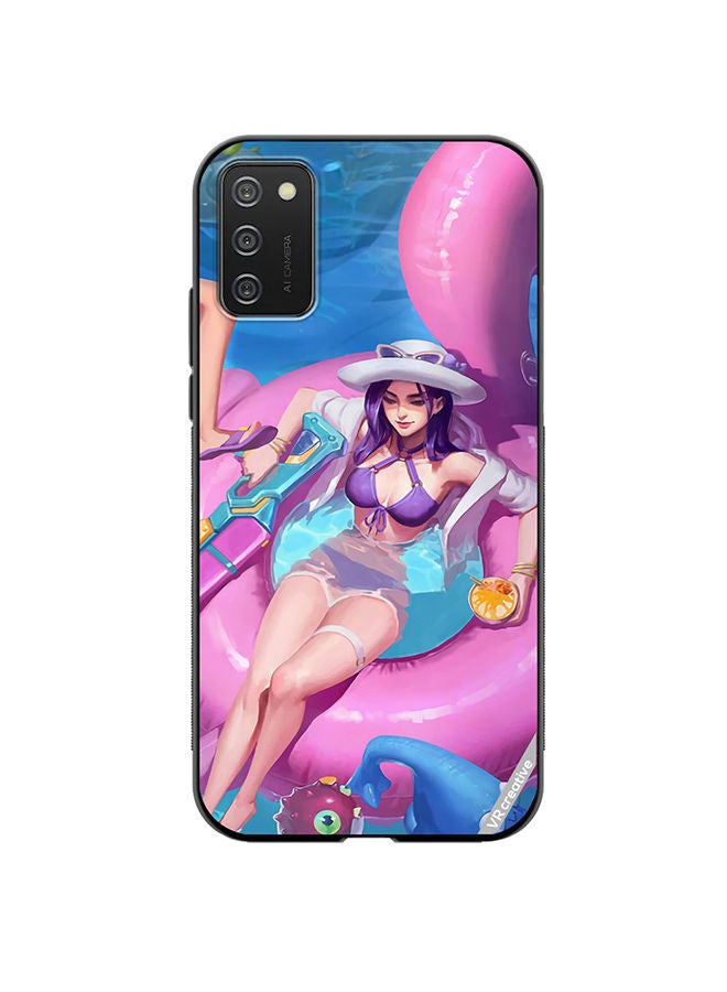 VR CREATIVE Protective Case Cover For Samsung Galaxy A03s Caitlyn Poolparty League Of Legends, Design Multicolour - Image 1
