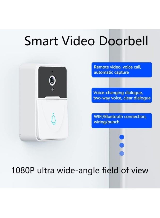 SAFENHAND Smart Video Doorbell with 1080P HD Camera, WiFi, Night Vision, Two-Way Audio, Wide-Angle View, Remote Access - Image 5