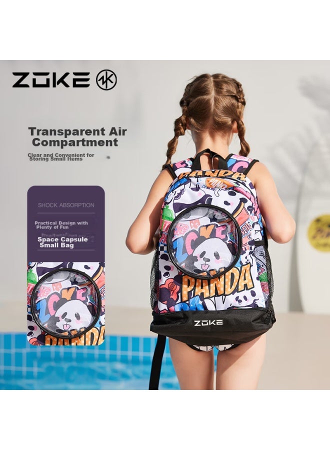 ZOKE Zhouke Children's Backpack With Wet And Dry Separation, Swimming Training Large Capacity Swim Bag 624605145 - Image 3
