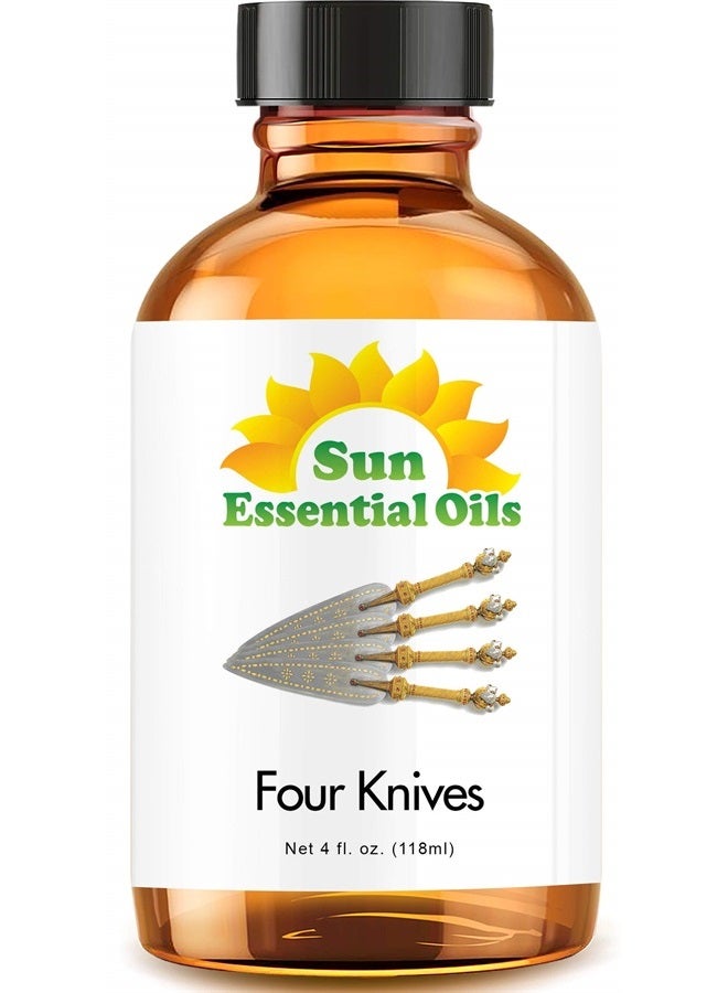 Four Knives Essential Oil (Huge 4oz Bottle) Bulk Four Knives Oil - 4 Ounce