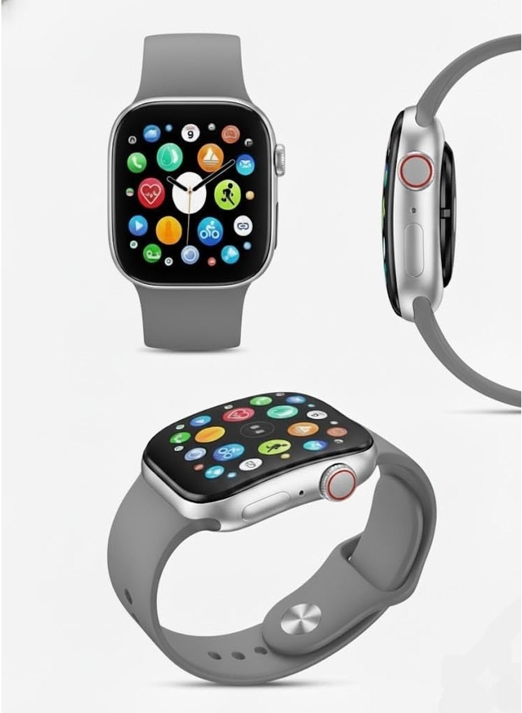 W&O X10 Mini 3 - Smart Watch - Curved Super Amoled - Silver - Image 2