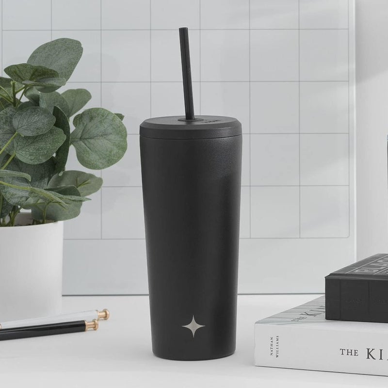 JoyJolt Triple Insulated 20oz Tumbler with Lid and Straw (2 Each) Vacuum Double Wall Stainless Steel Tumbler, Copper Lined for 12Hr Hold/Cold Drinks. Leakproof Water Bottle, Tea or Iced Coffee Cup - Image 5