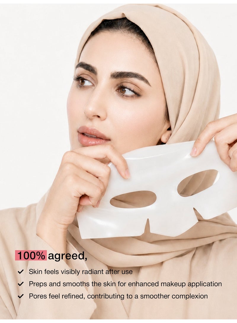 HFRUI Bio-Collagen Real Deep Mask Hydrogel Mask Jelly Mask | Instant Moisture Boost | Firming & Anti-Aging | With Hyaluronic Acid & Niacinamide - Image 5