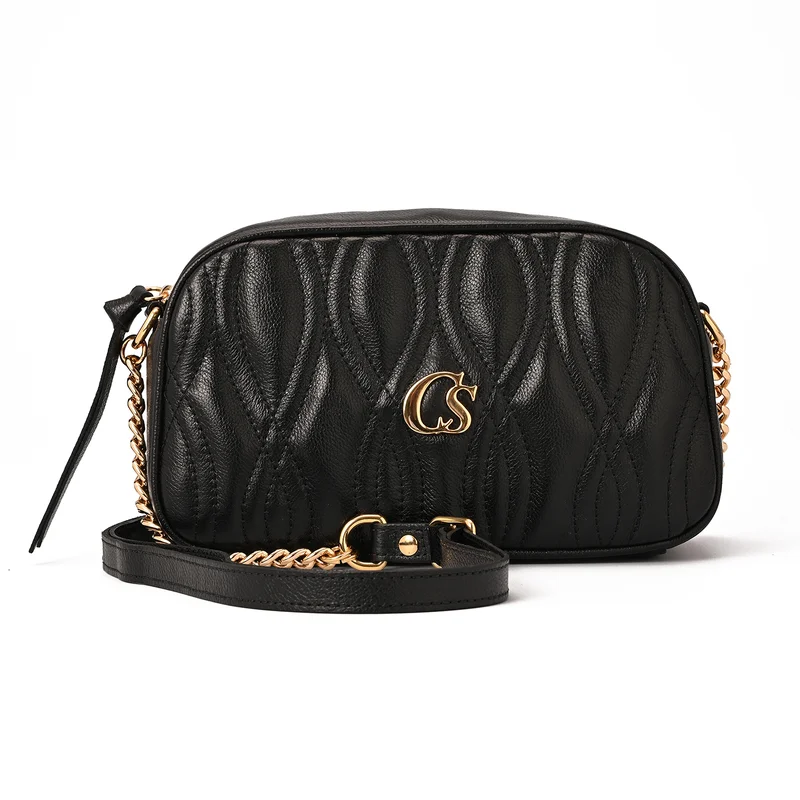 Carmen Steffens Quilted Bag Texture Black
