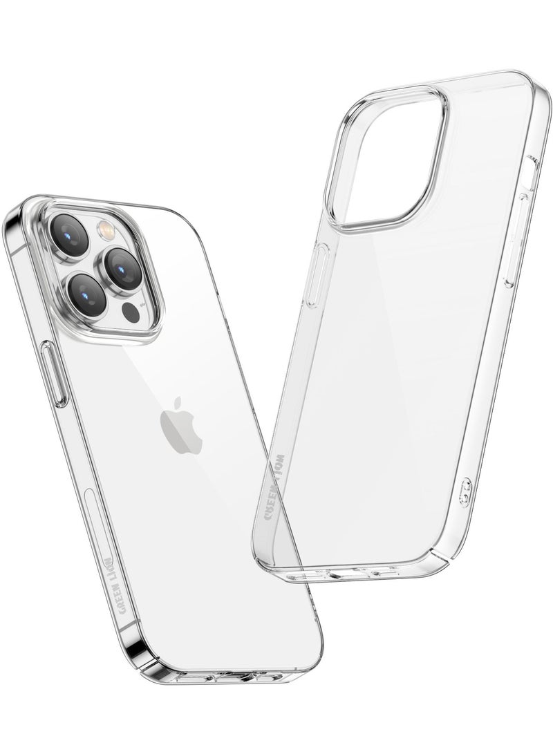 GREEN LION iPhone 14 Pro Max Delgado PC Case / Bumper and Scratch Protection / Lightweight / Easy Snap-On & Accurate Cutouts - Clear - Image 1