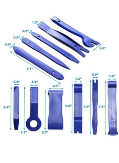 SYOSI Trim Removal Tool Auto Panel Removal Tool Car Interior Trim Kit Fastener Rivet Remover Plastic Pry Tool for Automotive Radio Stereo Dash Car Upholstery Toolkit  - Image 3