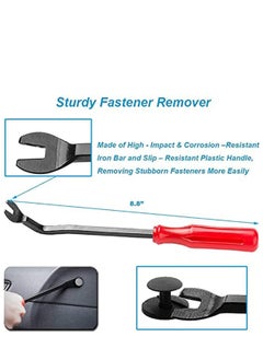 SYOSI Trim Removal Tool Auto Panel Removal Tool Car Interior Trim Kit Fastener Rivet Remover Plastic Pry Tool for Automotive Radio Stereo Dash Car Upholstery Toolkit  - Image 2
