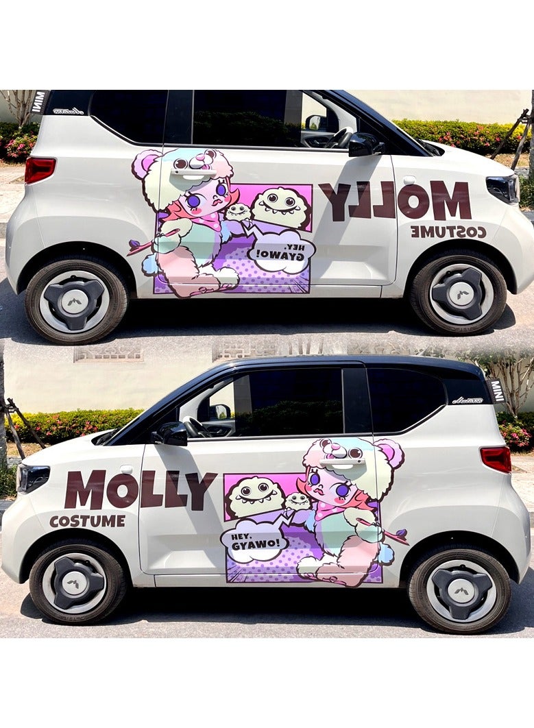 general Molly car sticker decorative sticker covers the body of the body anti-scratch and waterproof body sticker