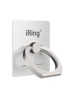 Original, Made in Korea, Phone Ring Holder, Compatible with iPhone, Galaxy, and Other Smartphones (White)