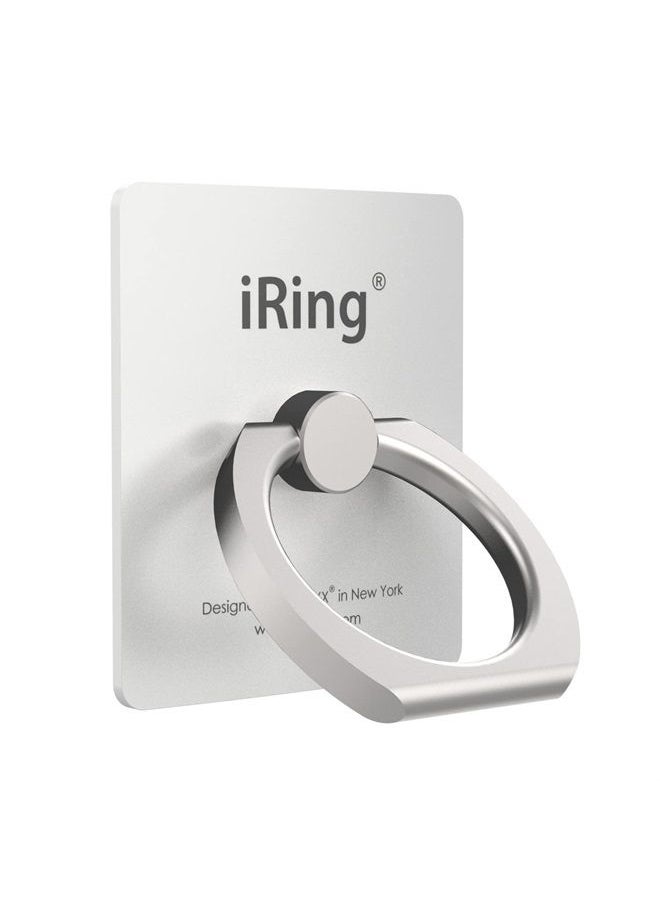iRing - Original, Made in Korea, Phone Ring Holder, Compatible with iPhone, Galaxy, and Other Smartphones (White) - Image 1