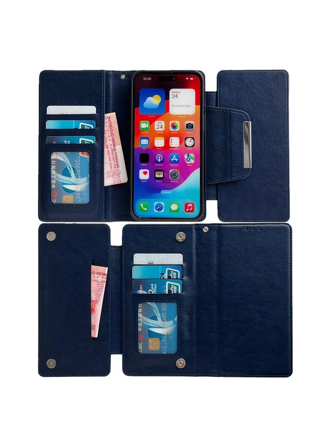 S-TOP Case For iPhone 14 Pro Multifunctional 7-Cards Wallet Leather Phone Case - Image 3