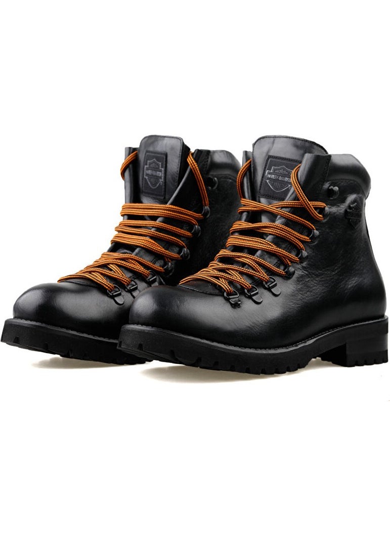 HARLEY DAVIDSON Harley-Davidson 026M100060 Notley Black Leather Men's Casual Boots 026M100060-NOTLEY-BLACK-DERI Black  - Image 3