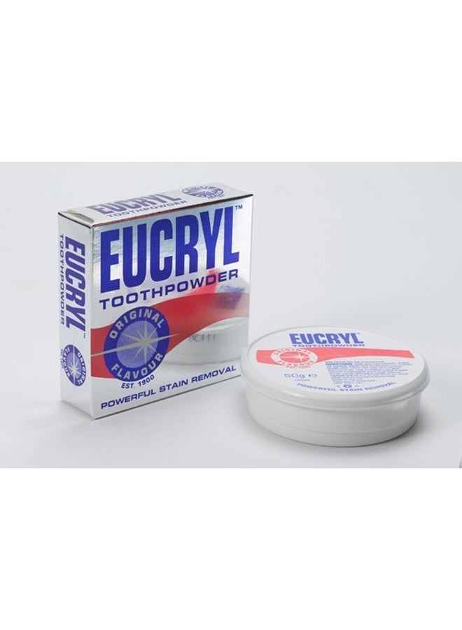 Eucryl Toothpowder Original Powerful Stain Removal 50g - Image 2