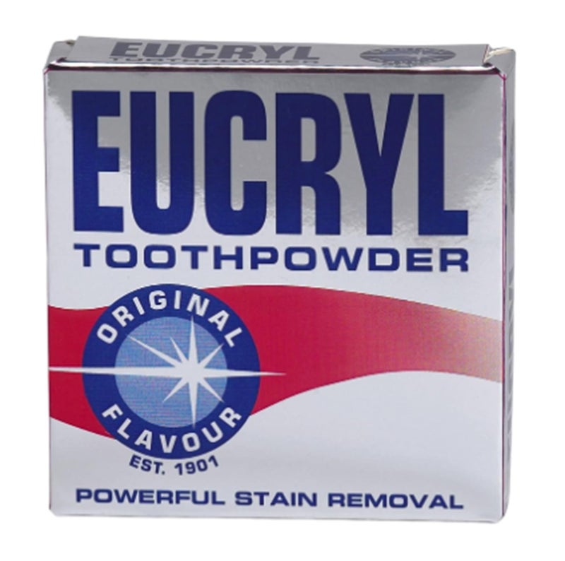 Eucryl Toothpowder Original Powerful Stain Removal 50g - Image 1