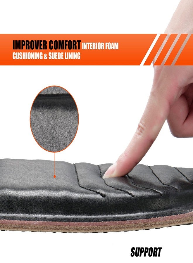 Jaffick ShanTu Genuine Leather Weight Lifting Belt for Men Lumbar Back Support Gym Powerlifting Weightlifting Heavy Duty Workout Training Exercise and Fitness Belt Medium black - Image 2