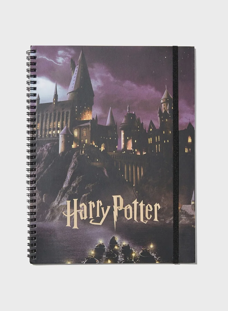 Typo Harry Potter Hogwarts A5 Spinout Recycled Notebook