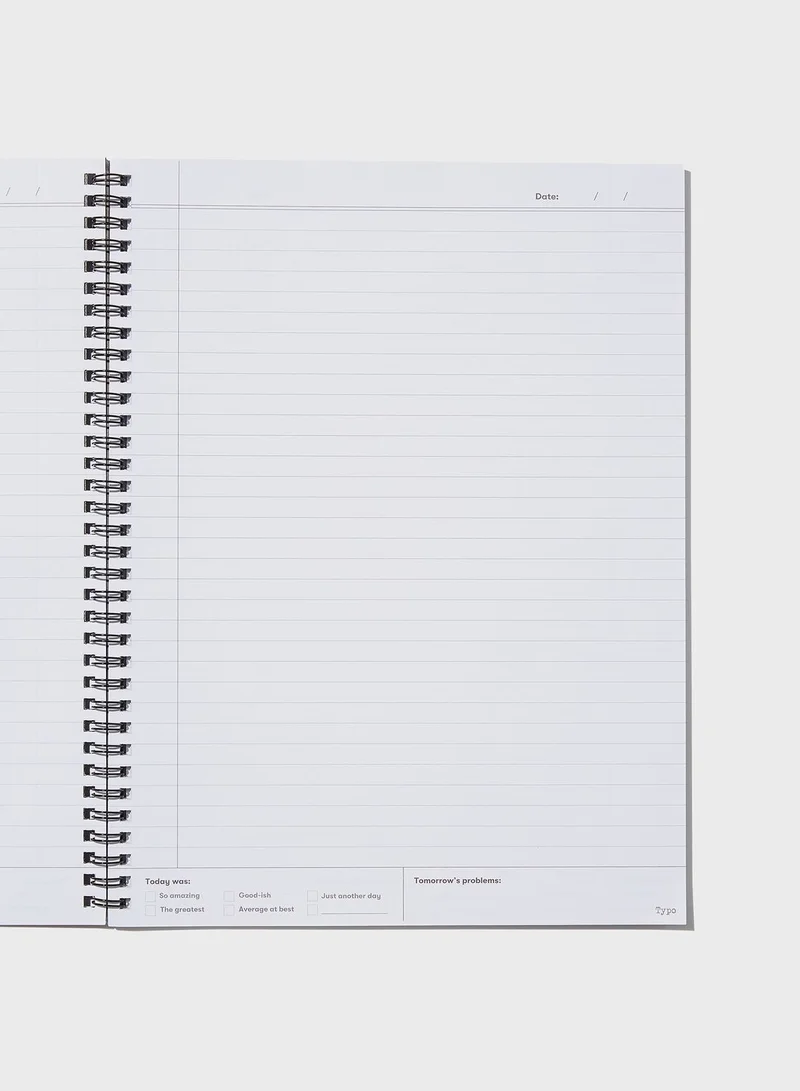 Typo Harry Potter Hogwarts A5 Spinout Recycled Notebook