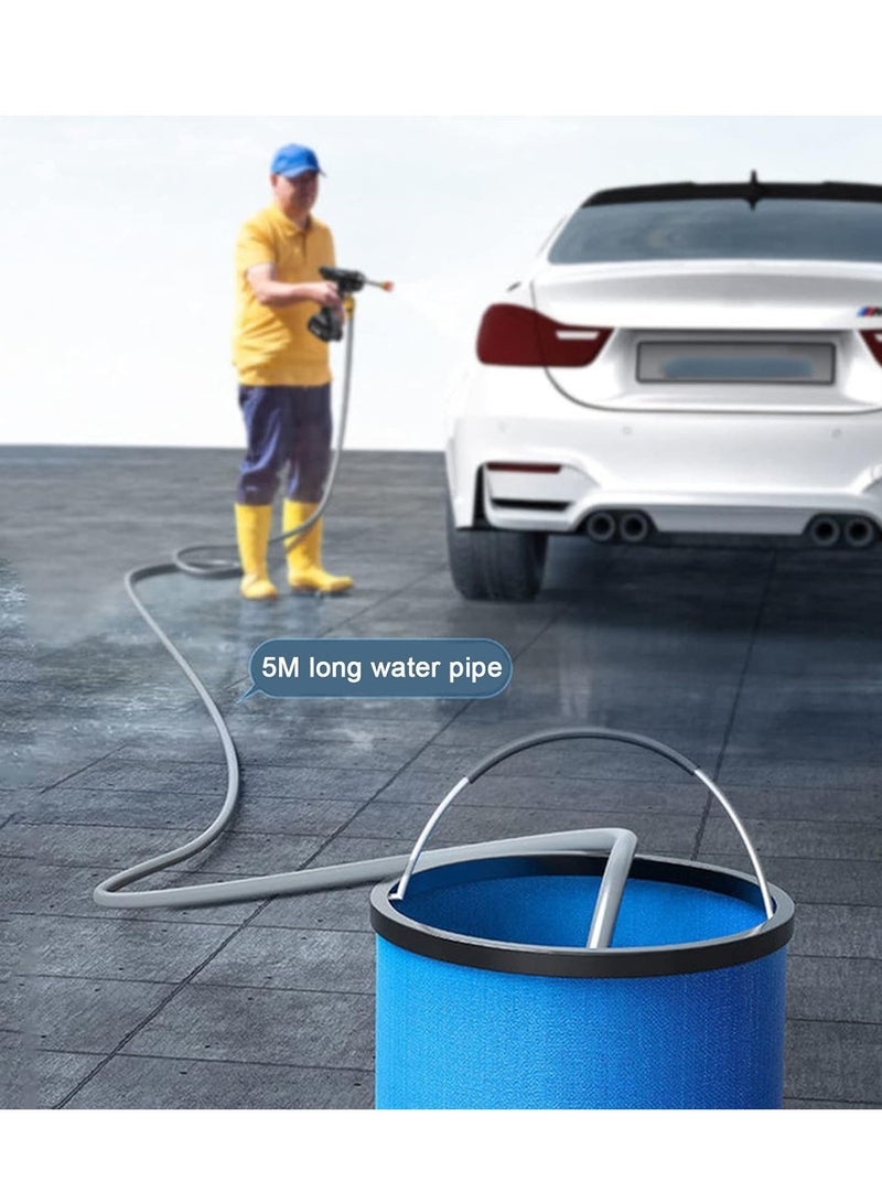 Sharpdo Portable Cordless Pressure Washer Gun Car Wash Pump, Electric 18000 mAh Battery Powered Pressure Washers, 652 PSI, for Car, Home & Garden Watering - Image 5