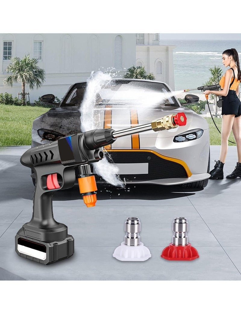 Sharpdo Portable Cordless Pressure Washer Gun Car Wash Pump, Electric 18000 mAh Battery Powered Pressure Washers, 652 PSI, for Car, Home & Garden Watering - Image 4