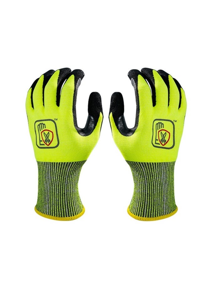 نوفولان قفازات العمل، قفازات مقاومة للقطع، قفازات أمان Mechanix Wear، قفازات واقية شديدة التحمل، قفازات مغلفة بالأسلاك، قفازات مقاومة للتمزق ومقاومة للثقب، قفازات عمل، البستنة، التشغيل الآلي - Image 1
