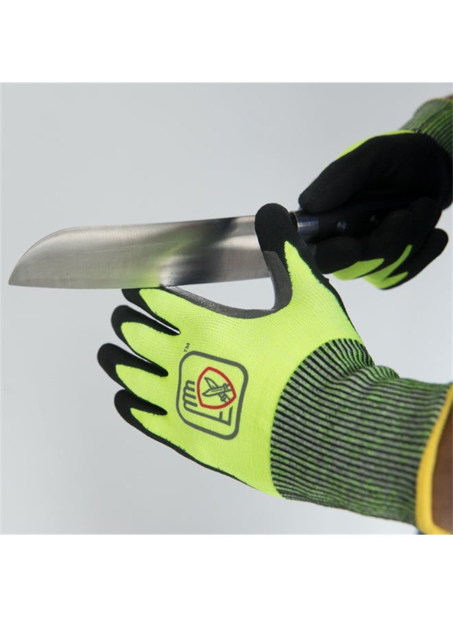 نوفولان قفازات العمل، قفازات مقاومة للقطع، قفازات أمان Mechanix Wear، قفازات واقية شديدة التحمل، قفازات مغلفة بالأسلاك، قفازات مقاومة للتمزق ومقاومة للثقب، قفازات عمل، البستنة، التشغيل الآلي - Image 4