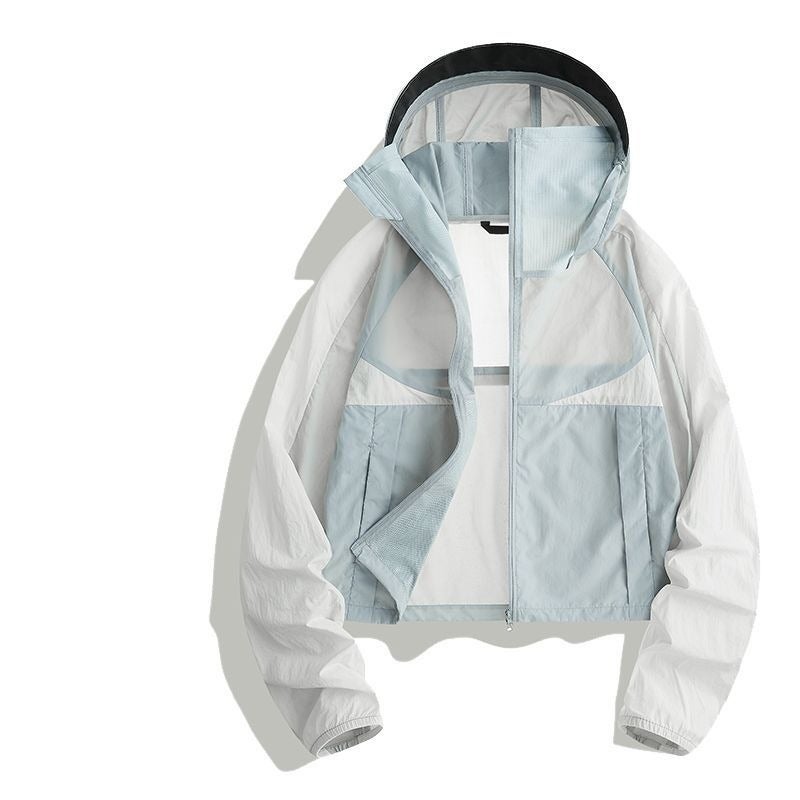 MJSTYLE Lightweight Breathable UV-Protective Sun Jacket for Women and Men - Summer Thin Ice Silk Quick-Dry Cool Coat - Image 4