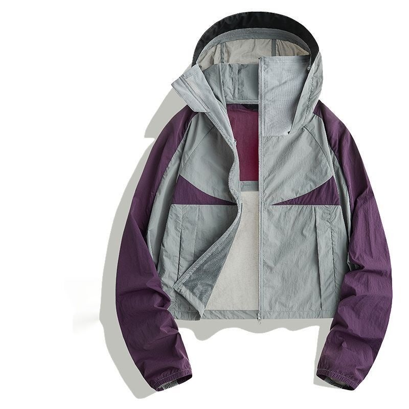 MJSTYLE Lightweight Breathable UV-Protective Sun Jacket for Women and Men - Summer Thin Ice Silk Quick-Dry Cool Coat - Image 5